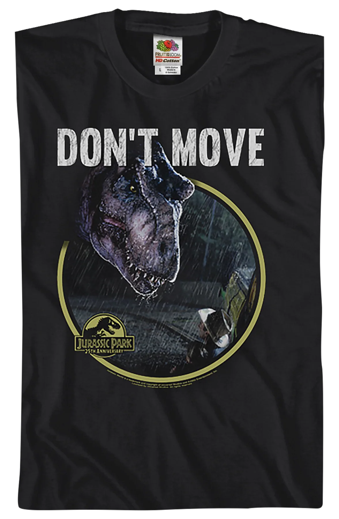 Don't Move Jurassic Park T-Shirt - Image 2