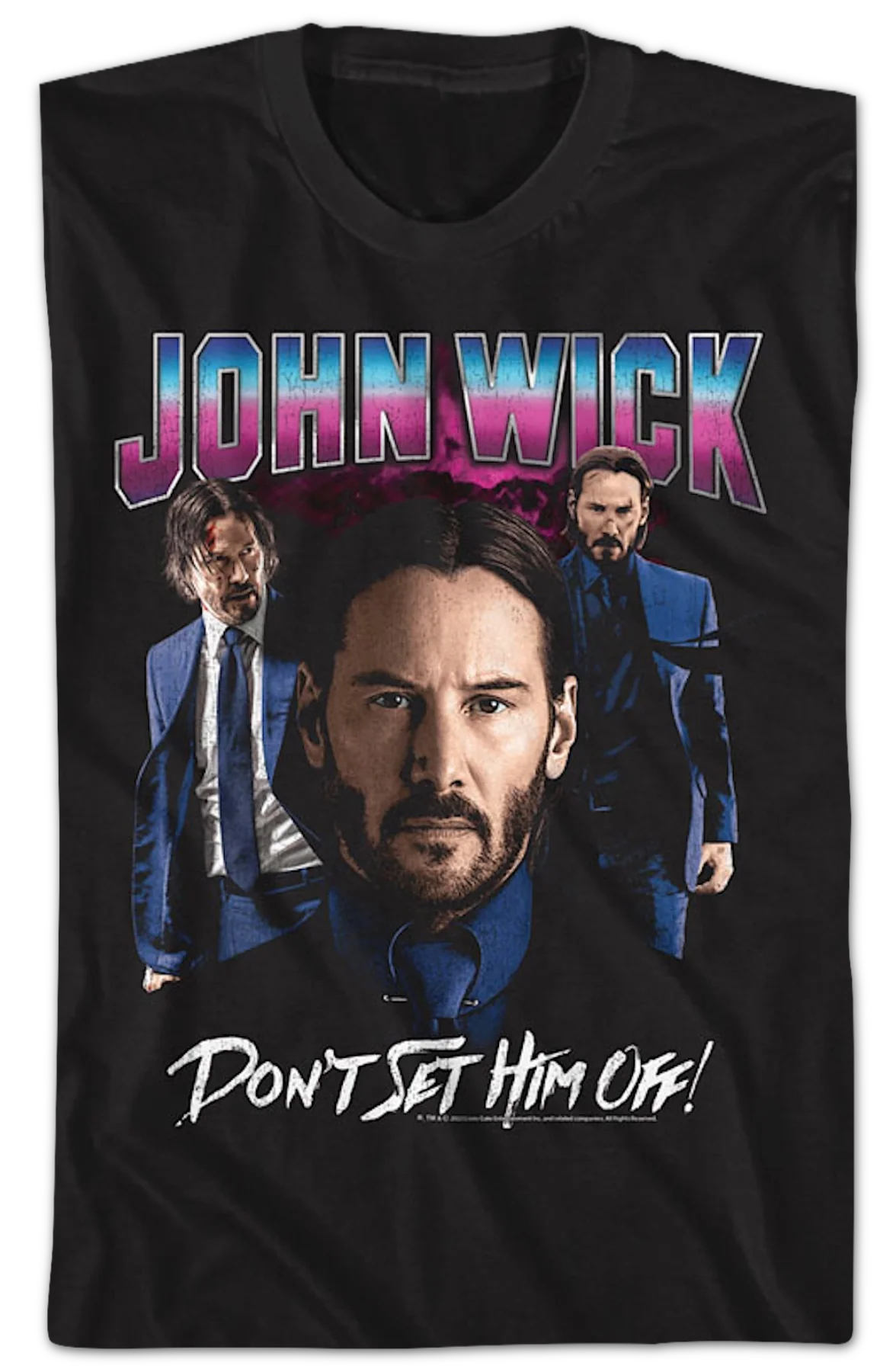 Don't Set Him Off John Wick T-Shirt - Image 2
