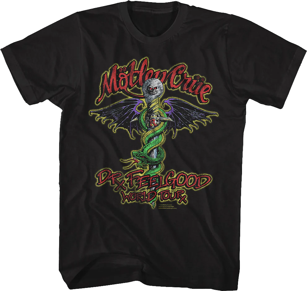 Dr. Feelgood World Tour Motley Crue T-Shirt