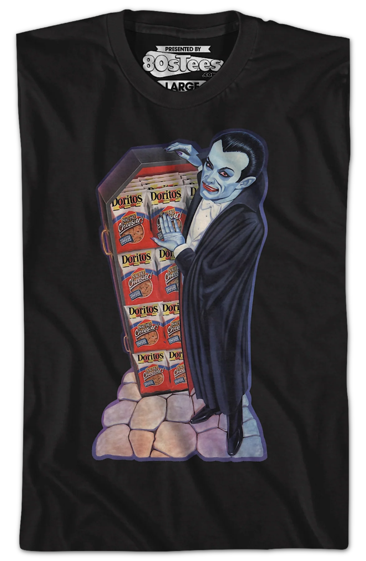 Dracula Chips Doritos T-Shirt - Image 2