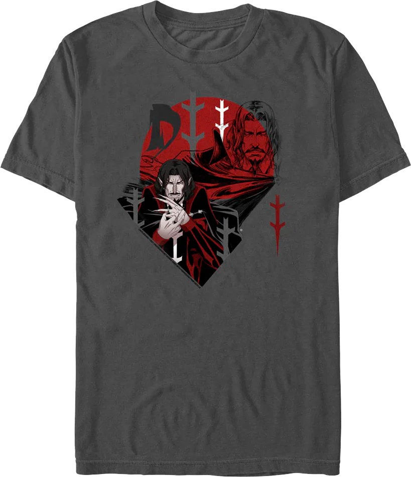 Dracula Collage Castlevania T-Shirt