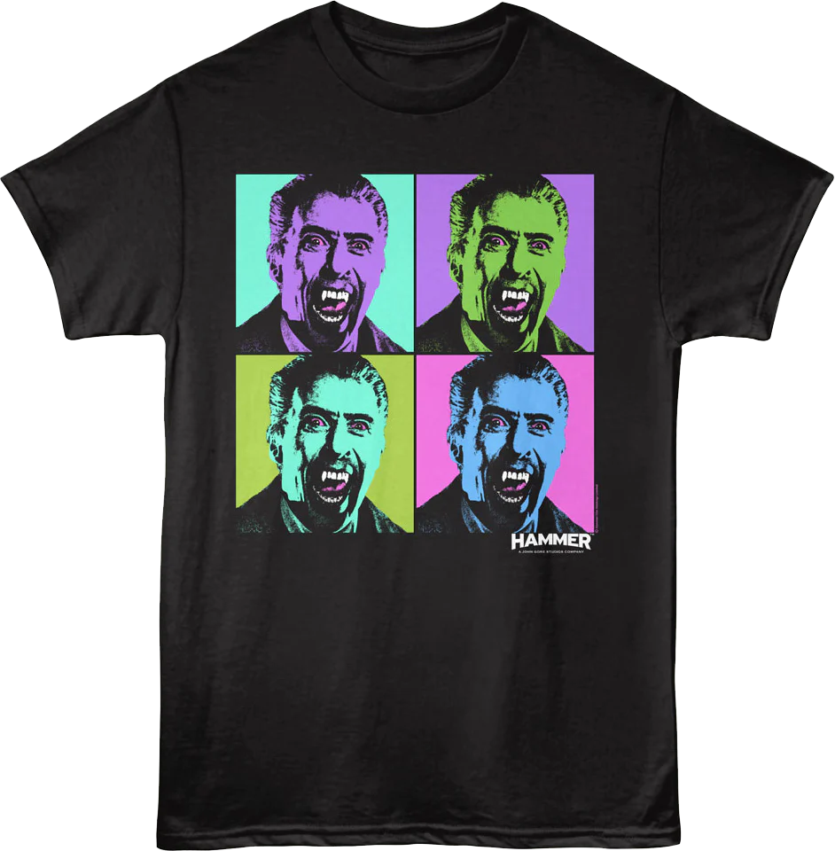 Dracula Pop Art Hammer Films T-Shirt