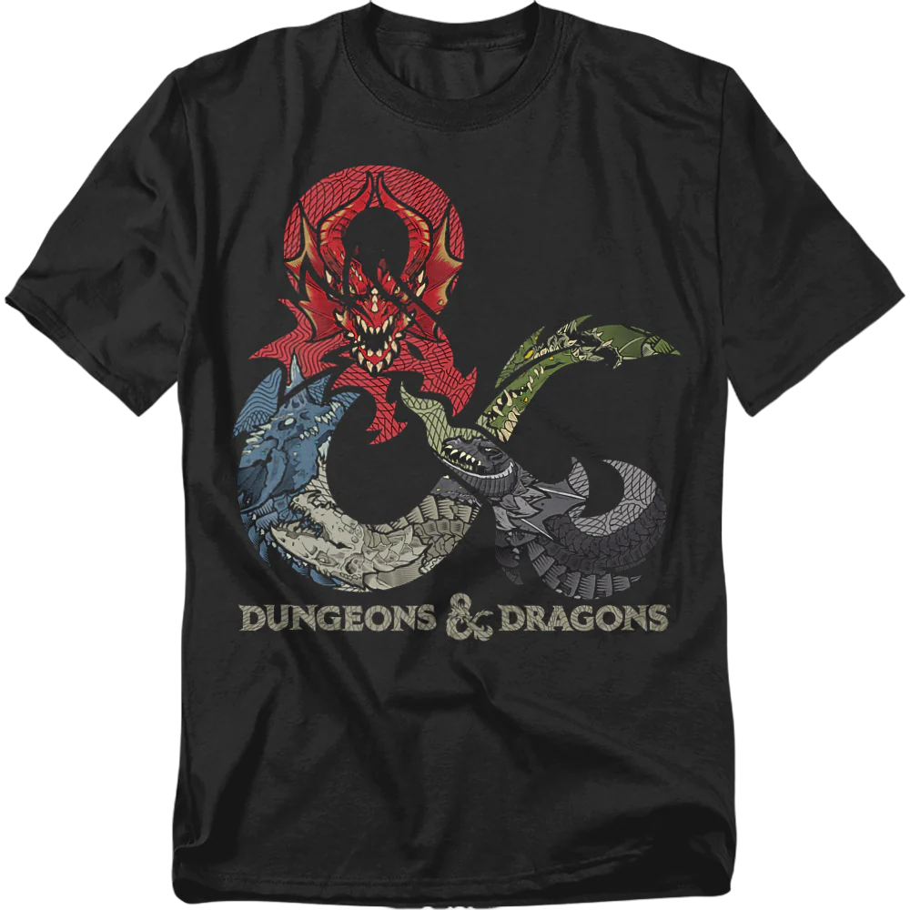 Dragons In Logo Dungeons & Dragons T-Shirt