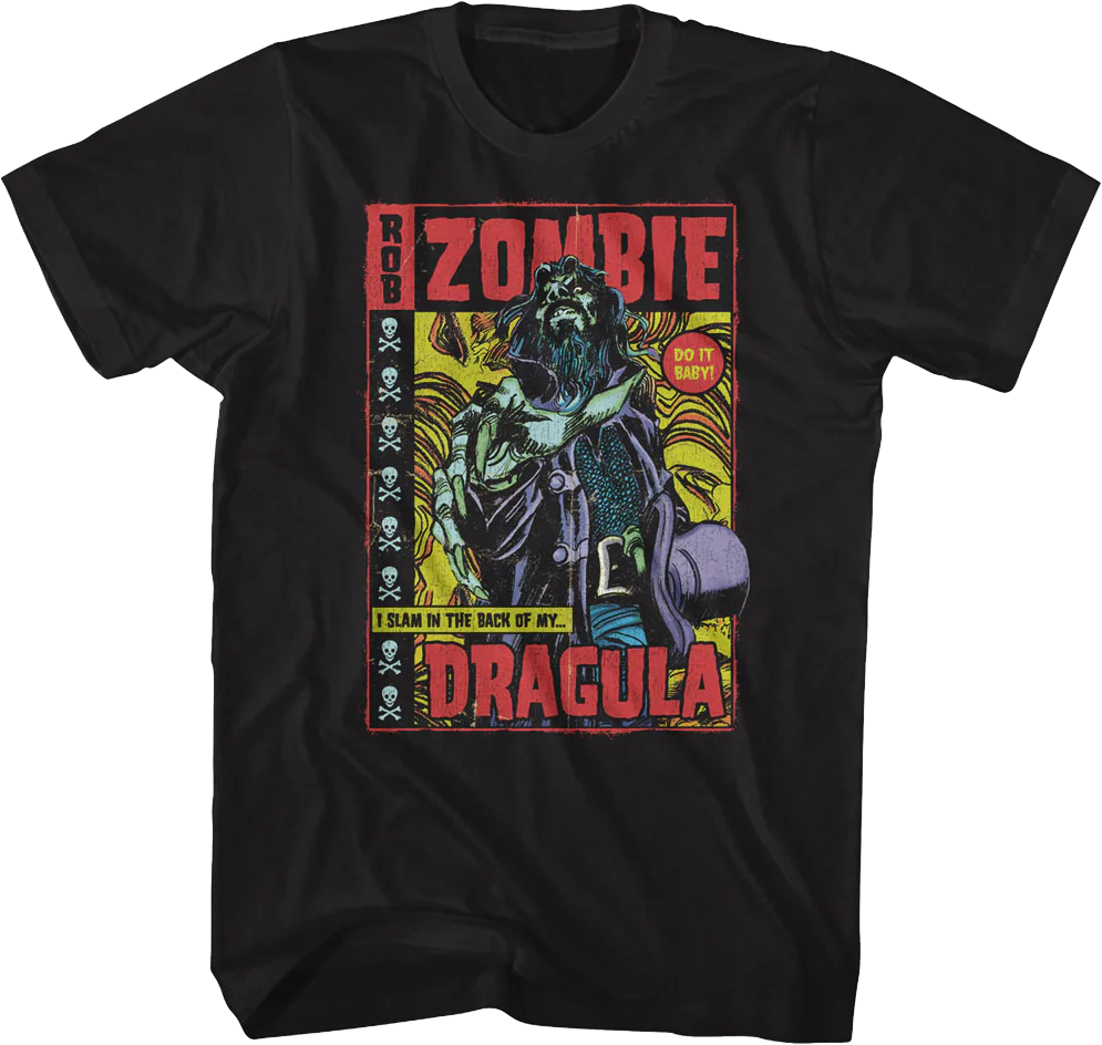 Dragula Comic Book Rob Zombie T-Shirt
