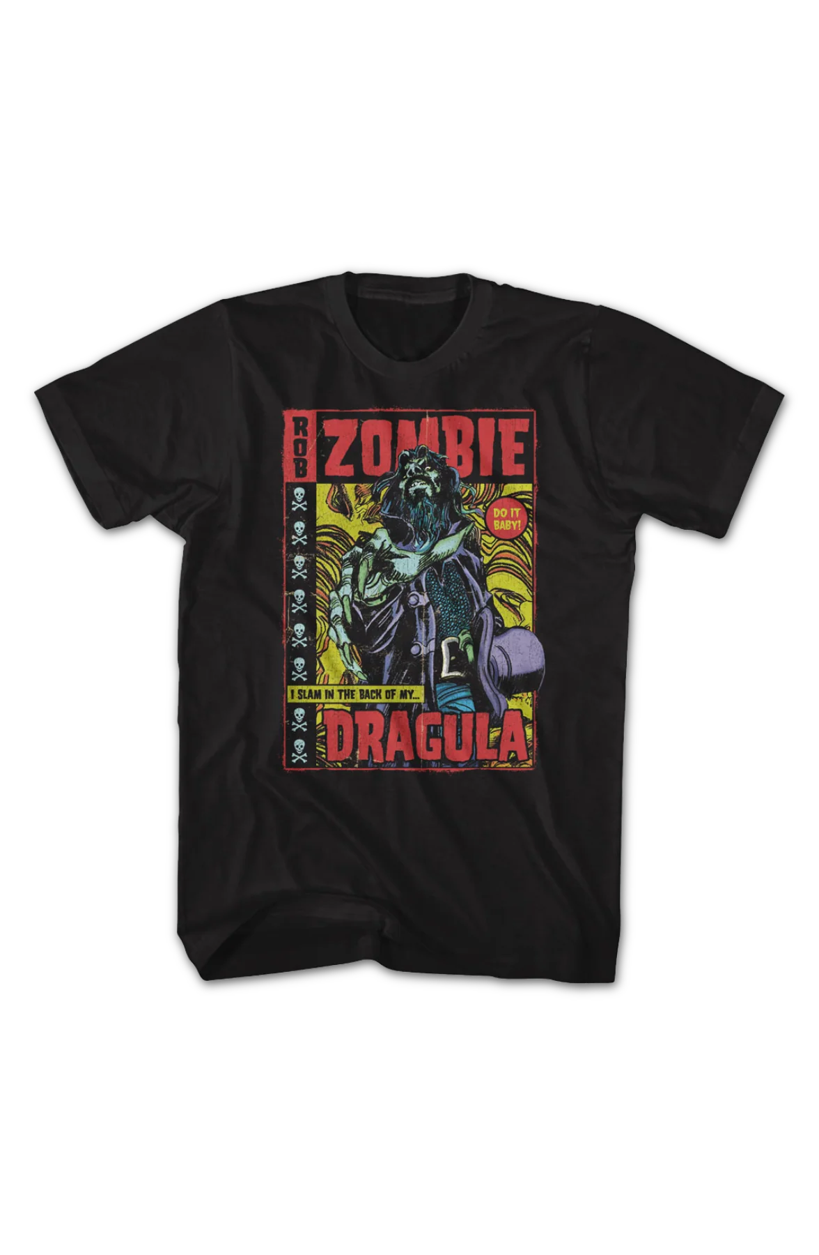 Dragula Comic Book Rob Zombie T-Shirt - Image 2