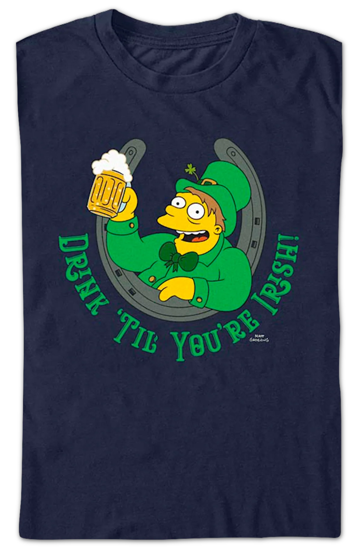 Drink 'Til You're Irish Simpsons T-Shirt - Image 2
