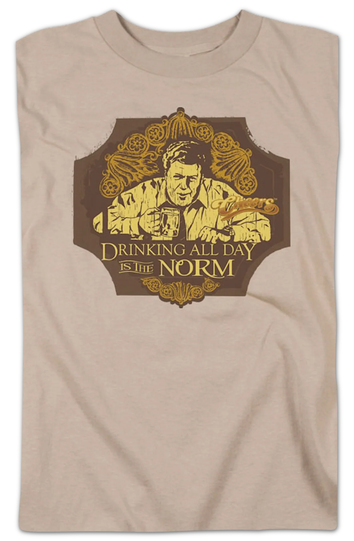 Drinking All Day Is The Norm Cheers T-Shirt - Image 2