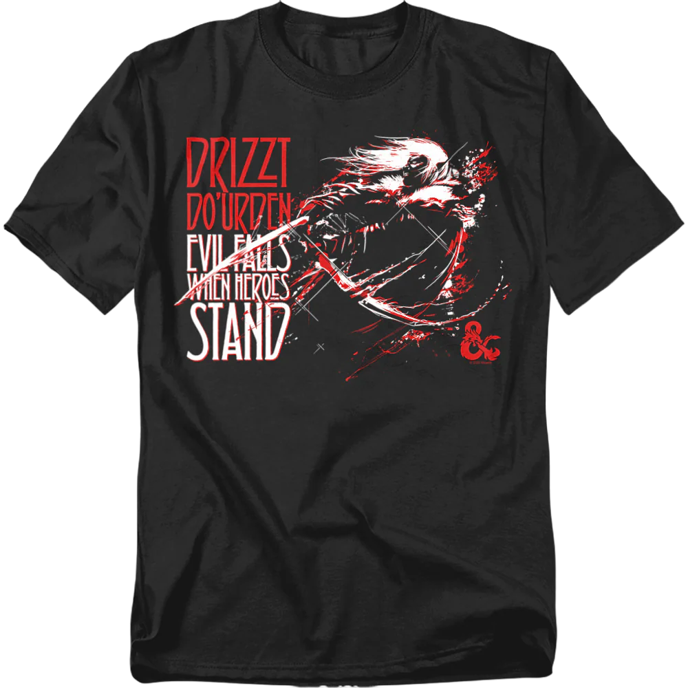Drizzt Do'Urden Dungeons & Dragons T-Shirt - Image 2