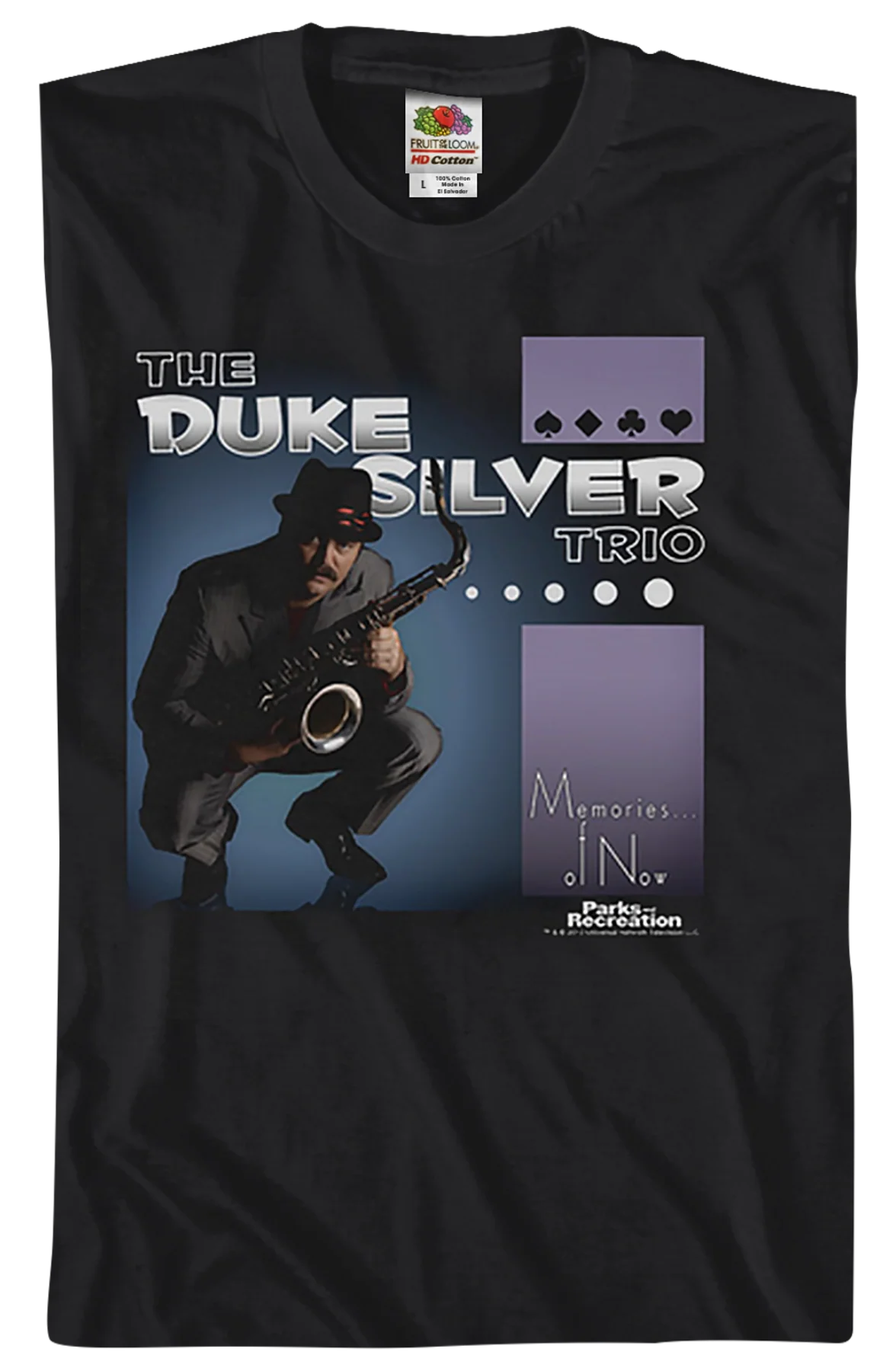 Duke Silver Trio Parks and Recreation T-Shirt - Image 2