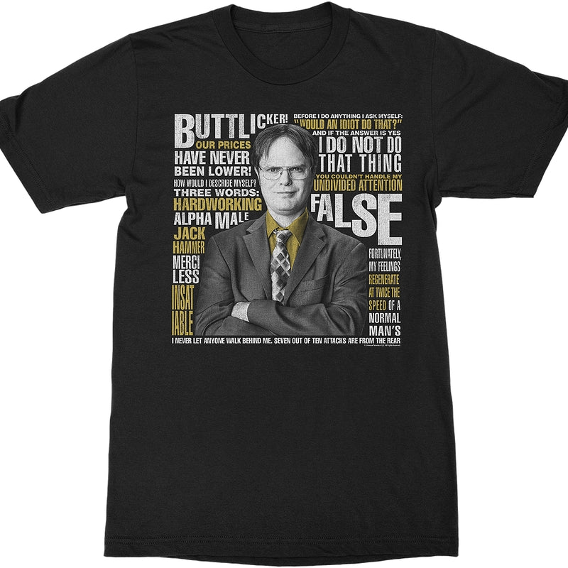 Dwight Schrute Quotes The Office T-Shirt
