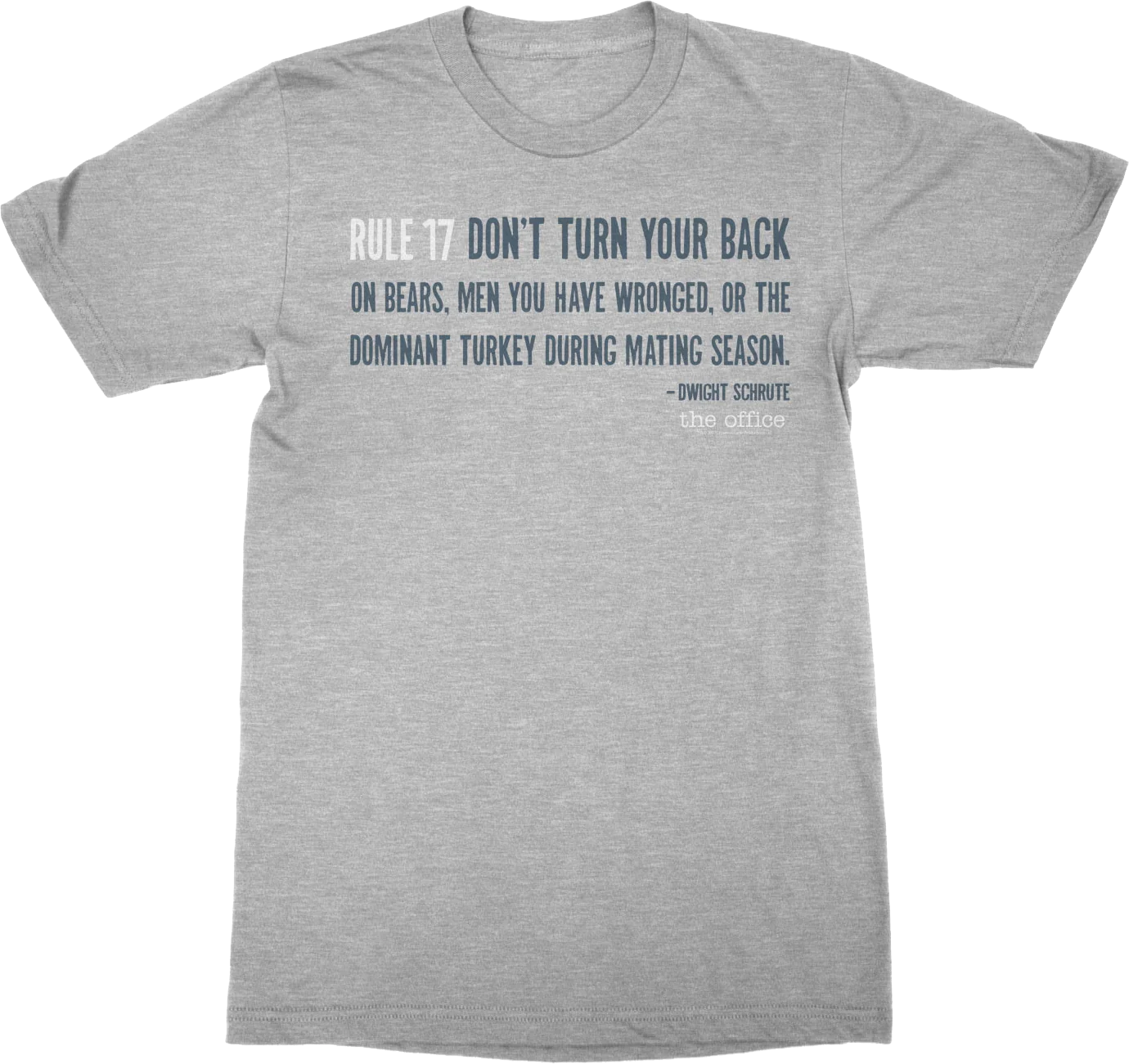 Dwight Schrute's Rule 17 The Office T-Shirt