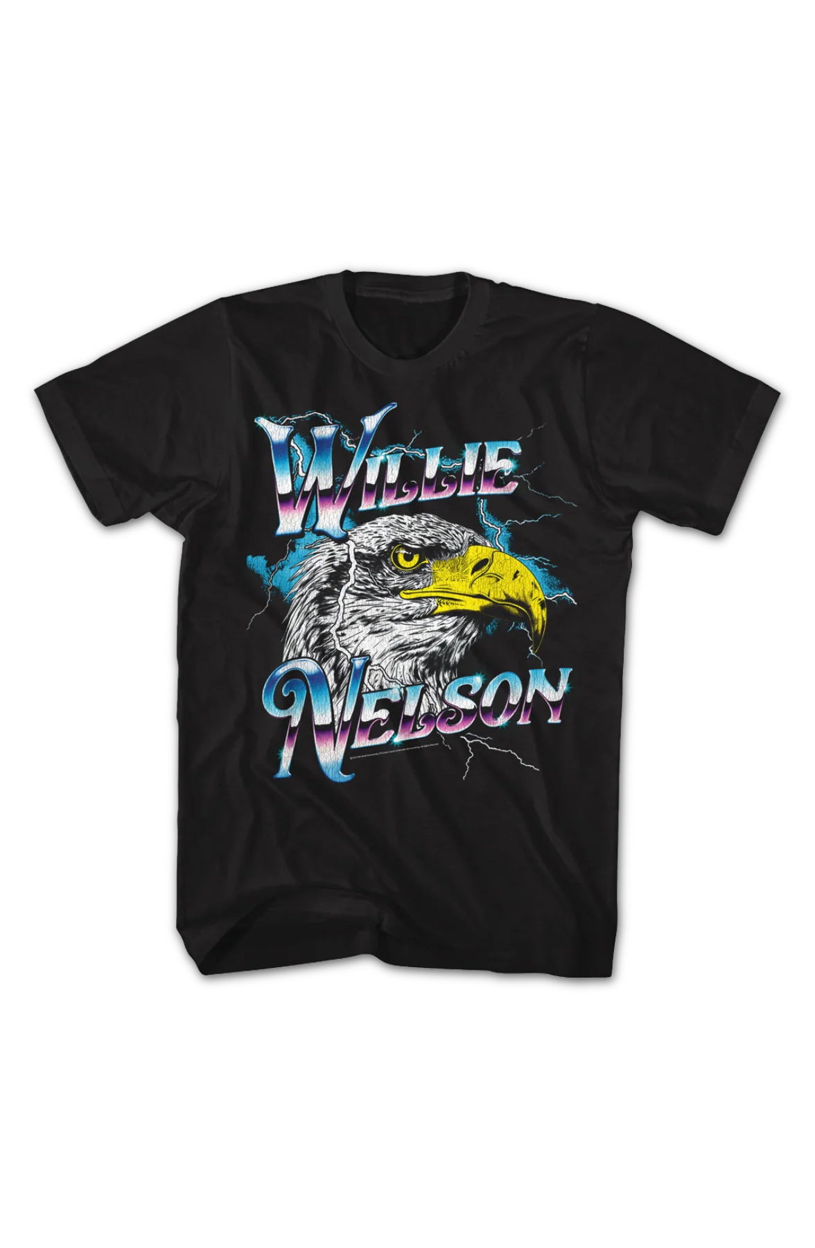 Eagle Lightning Willie Nelson T-Shirt - Image 2