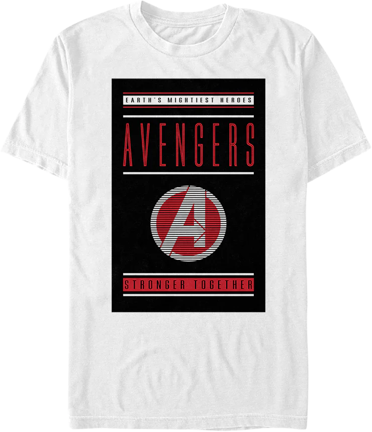 Earth's Mightiest Heroes Avengers Endgame T-Shirt