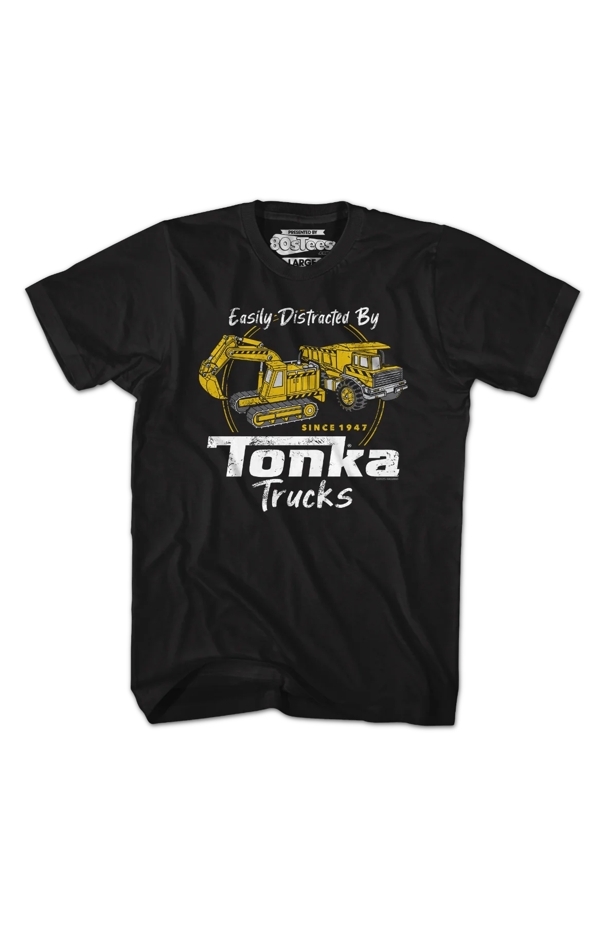 Easily Distracted By Tonka Trucks T-Shirt - Image 2