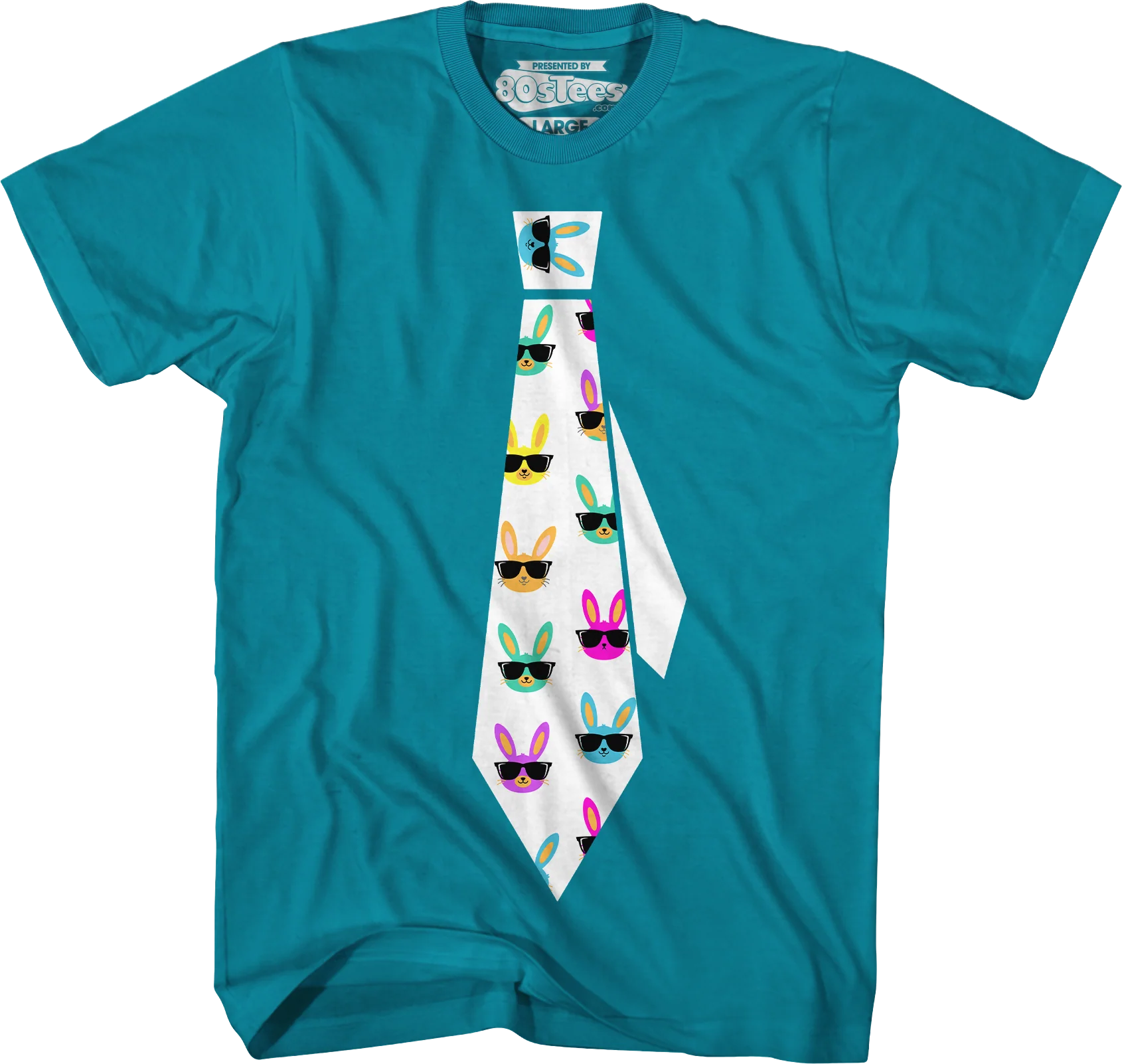 Easter Bunny Tie T-Shirt - Image 7