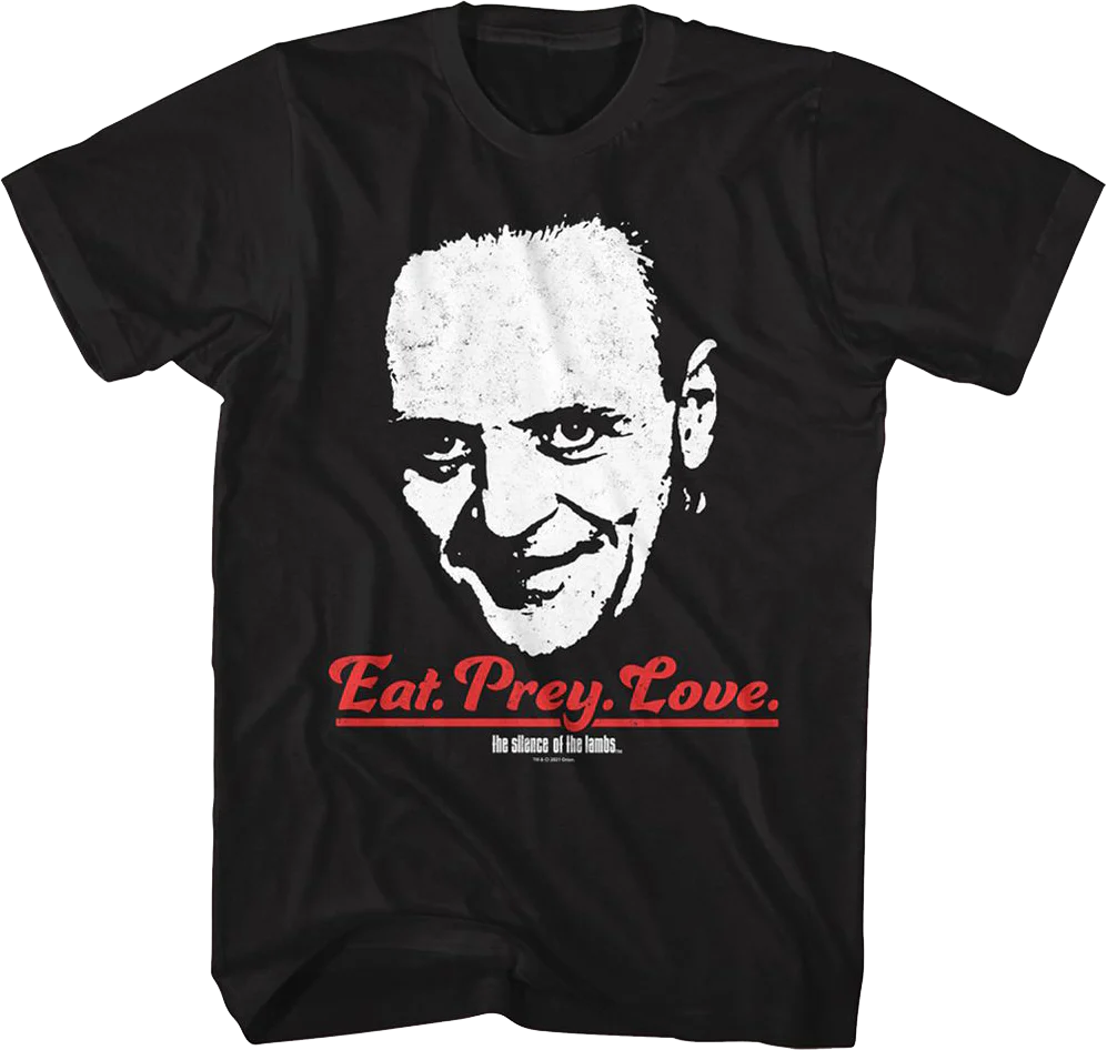 Eat Prey Love Silence of the Lambs T-Shirt