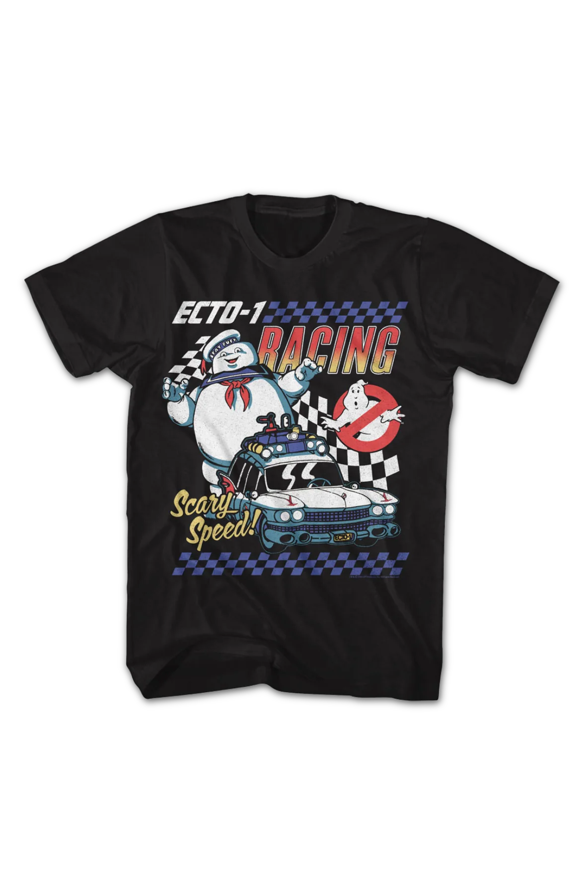 Ecto-1 Racing Real Ghostbusters T-Shirt - Image 2