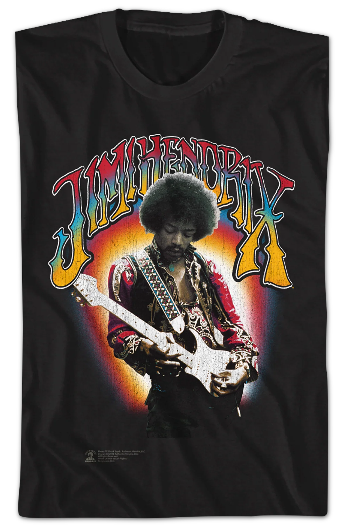 Electric Colors Jimi Hendrix T-Shirt - Image 2