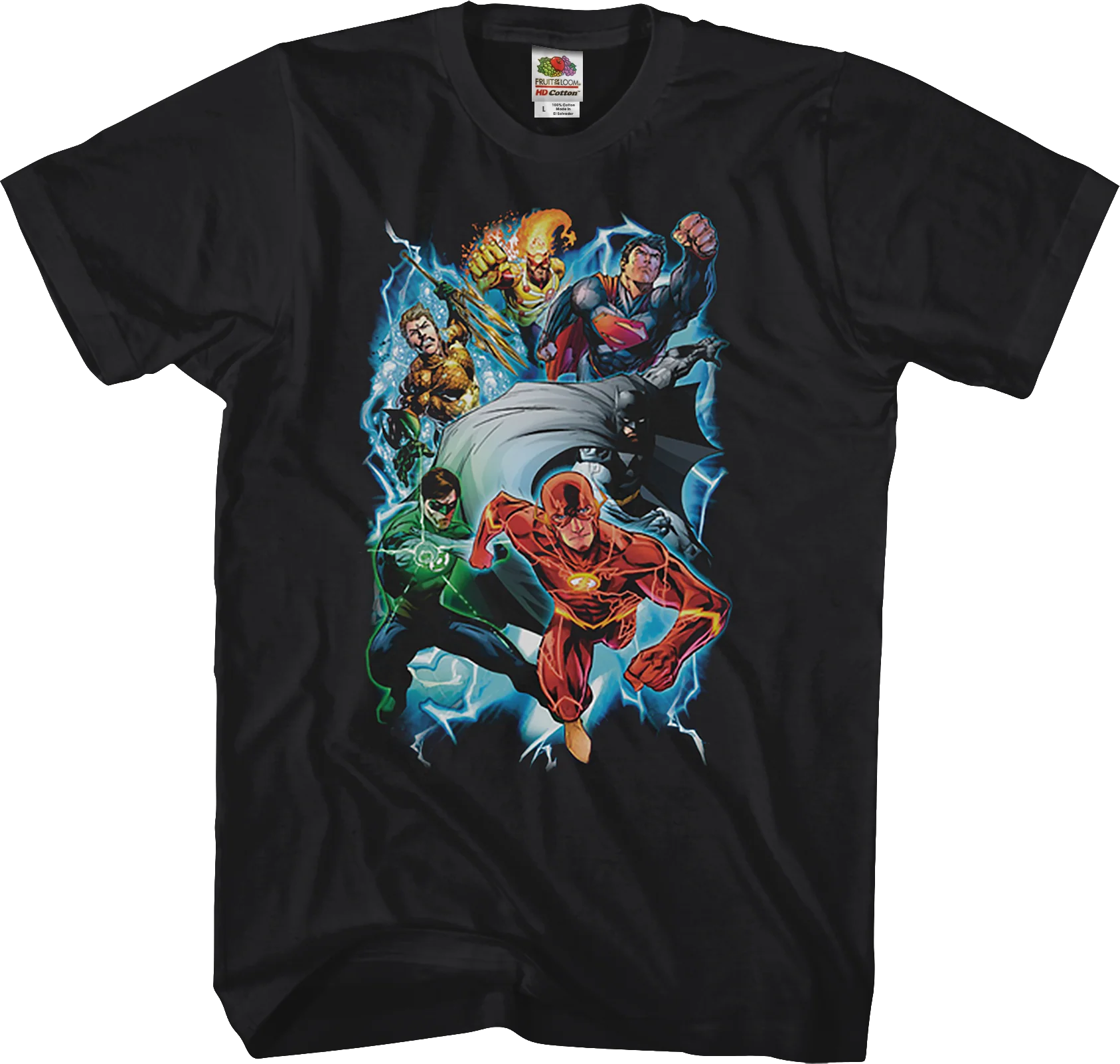 Electric Team Justice League T-Shirt