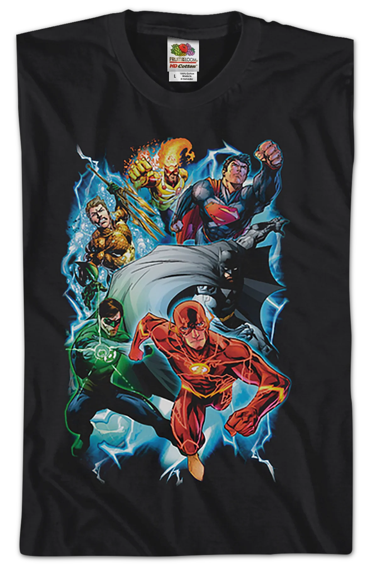Electric Team Justice League T-Shirt - Image 2