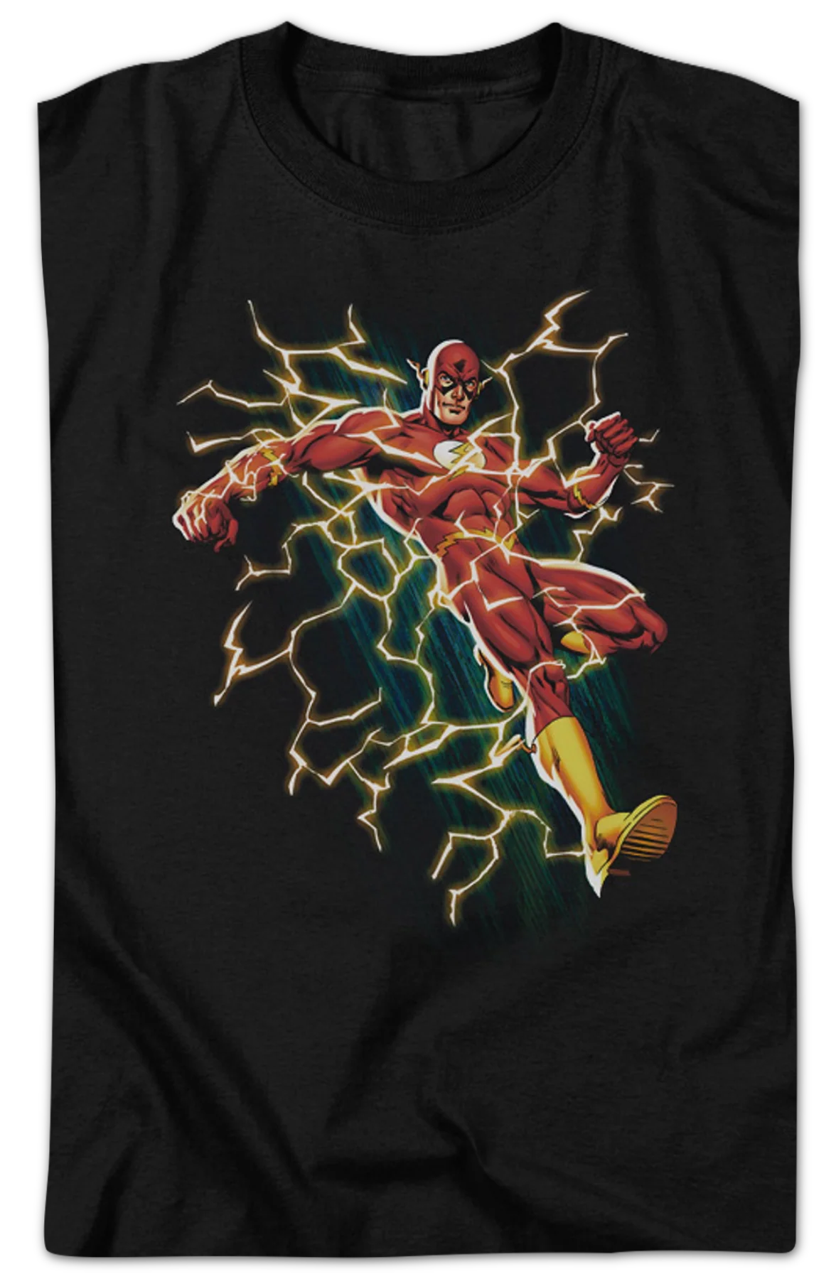 Electrified Flash DC Comics T-Shirt - Image 2