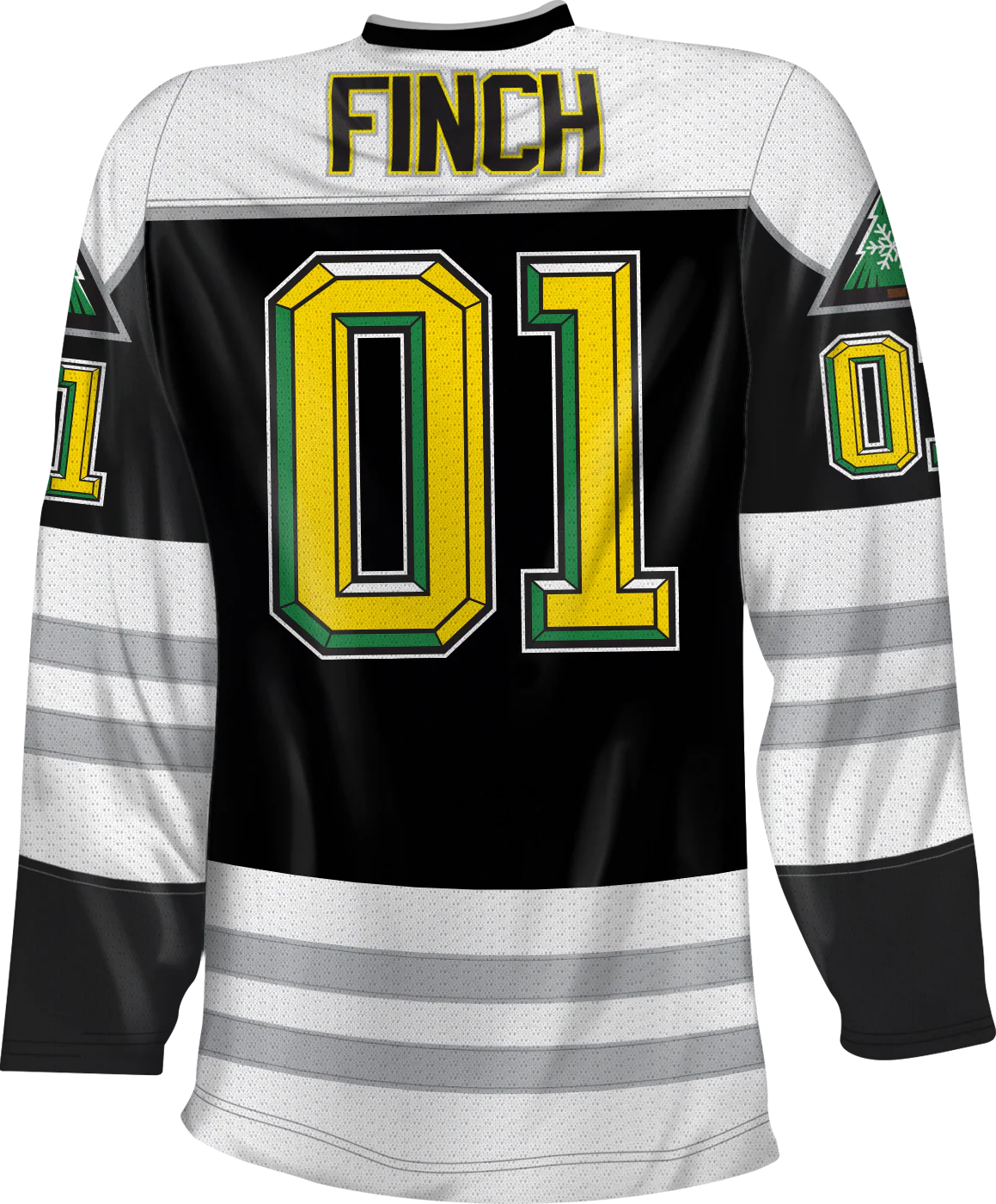 Elf Movie Miles Finch New York Angry Elves Hockey Jersey - Image 2