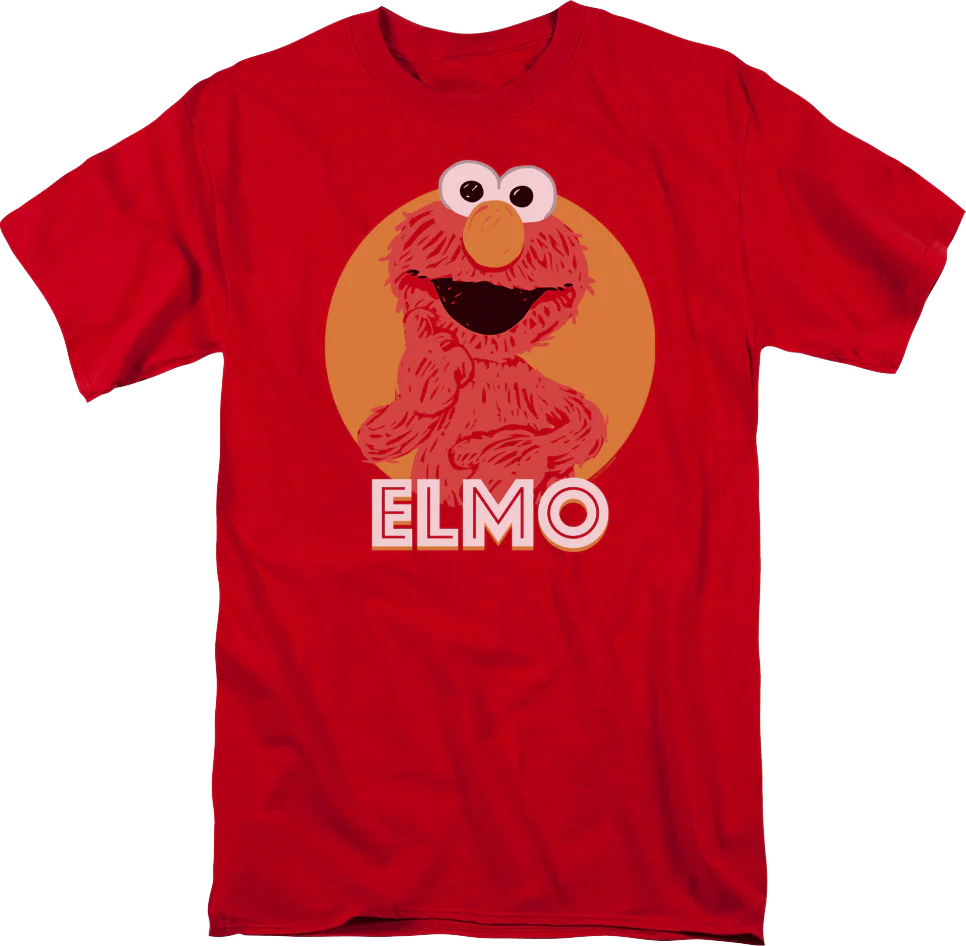 Elmo Circle Sesame Street T-Shirt