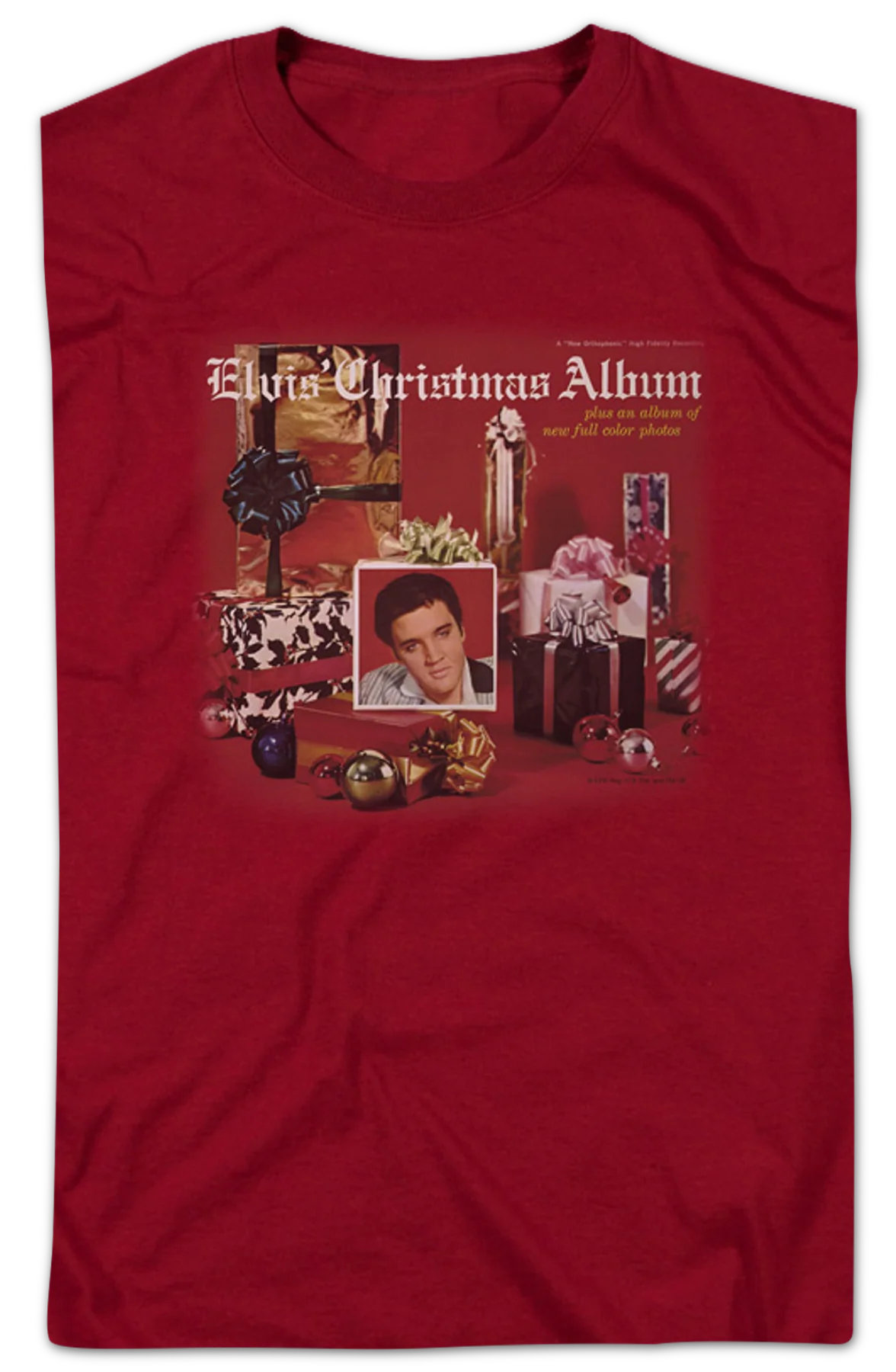 Elvis' Christmas Album T-Shirt - Image 2