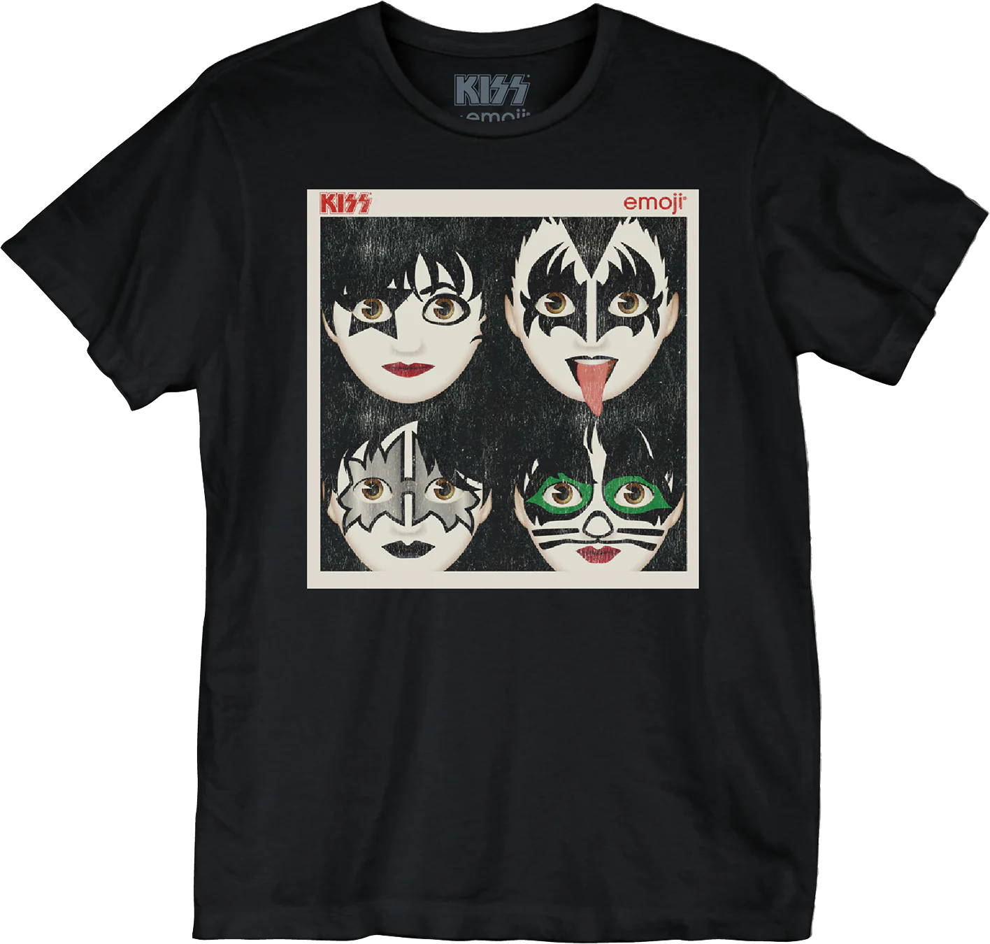Emoji Faces KISS T-Shirt