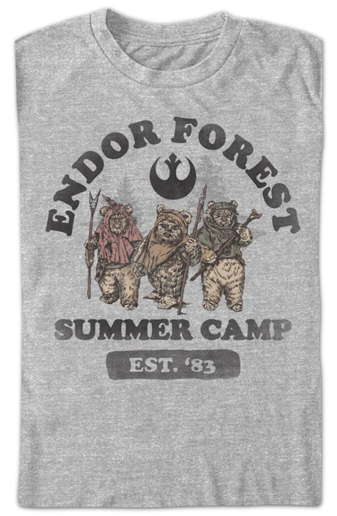 Endor Forest Summer Camp Star Wars T-Shirt - Image 2