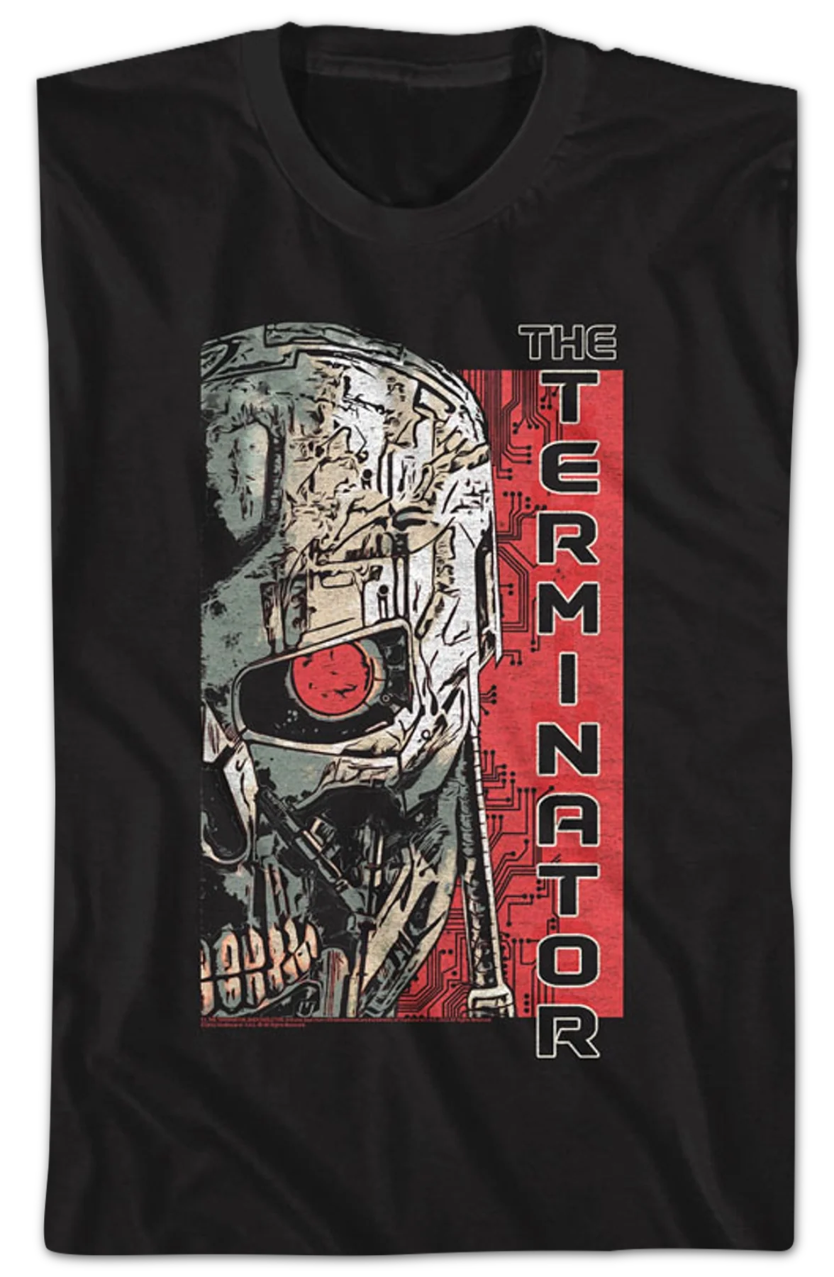 Endoskeleton Illustration Terminator T-Shirt - Image 2
