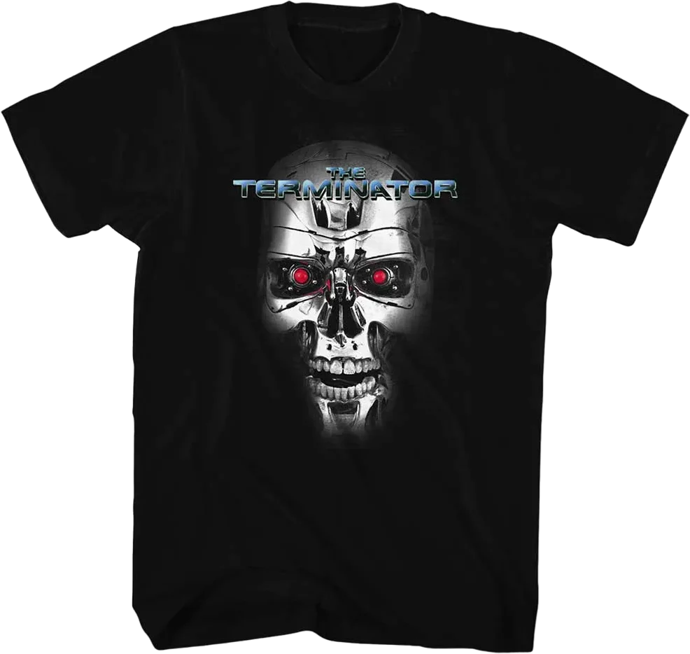 Endoskeleton Skull Terminator T-Shirt