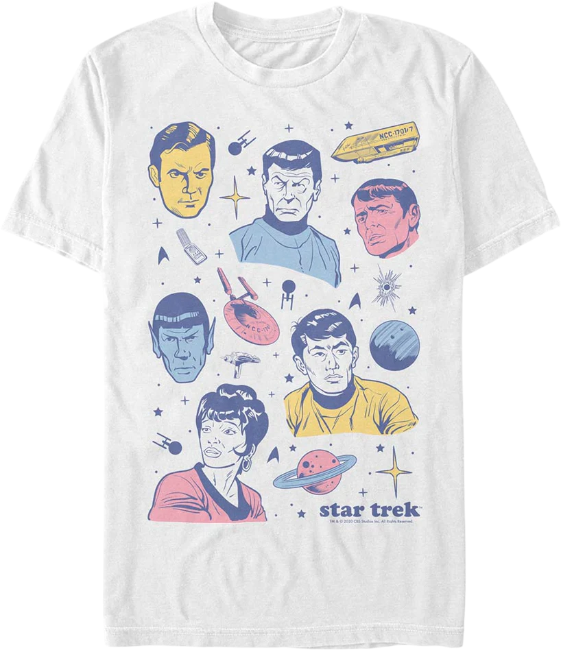 Enterprise Crew Collage Star Trek T-Shirt