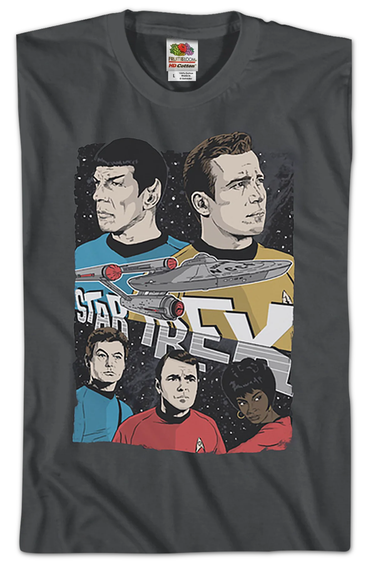 Enterprise Crew Star Trek T-Shirt - Image 2