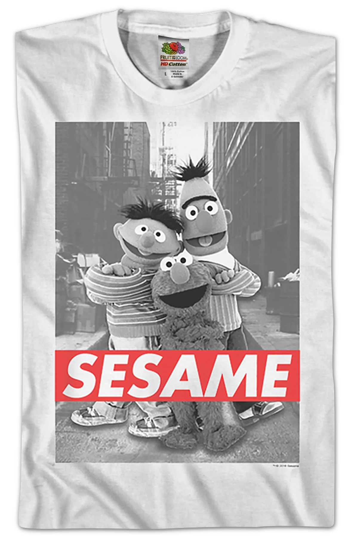 Ernie Elmo Bert Sesame Street T-Shirt - Image 2