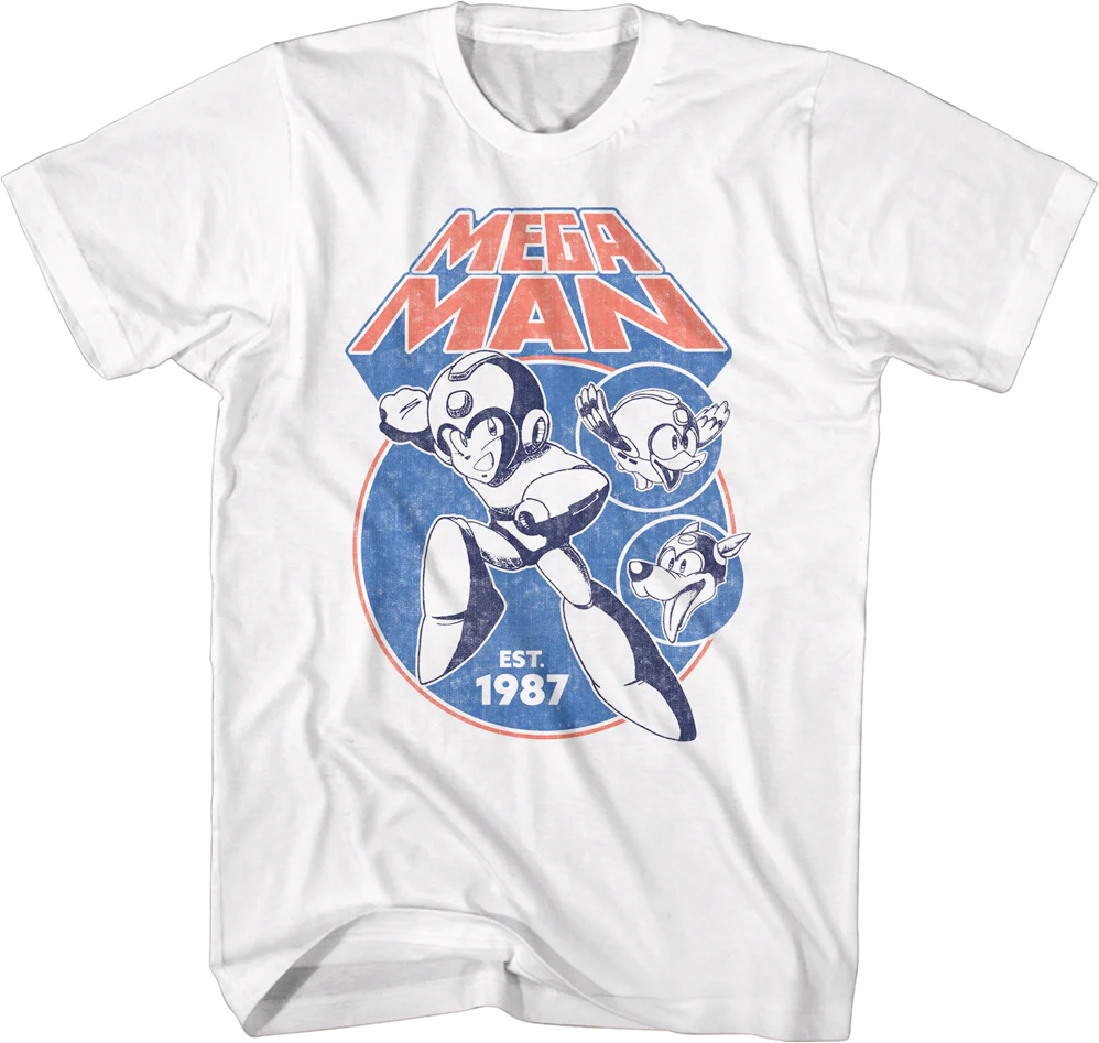 Est. 1987 Mega Man T-Shirt