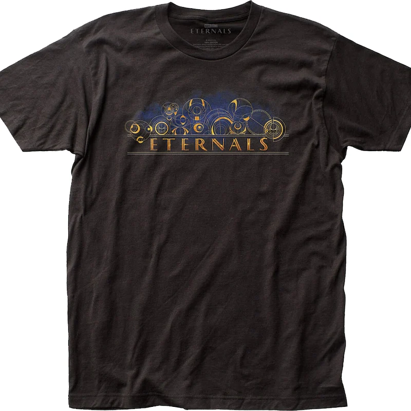 Eternals Movie Title Marvel Comics T-Shirt