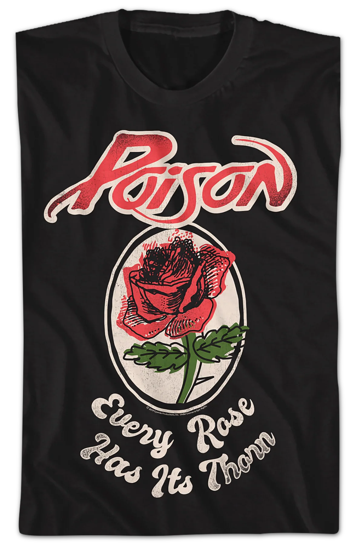 Every Rose Has Its Thorn Poison Shirt - Image 2