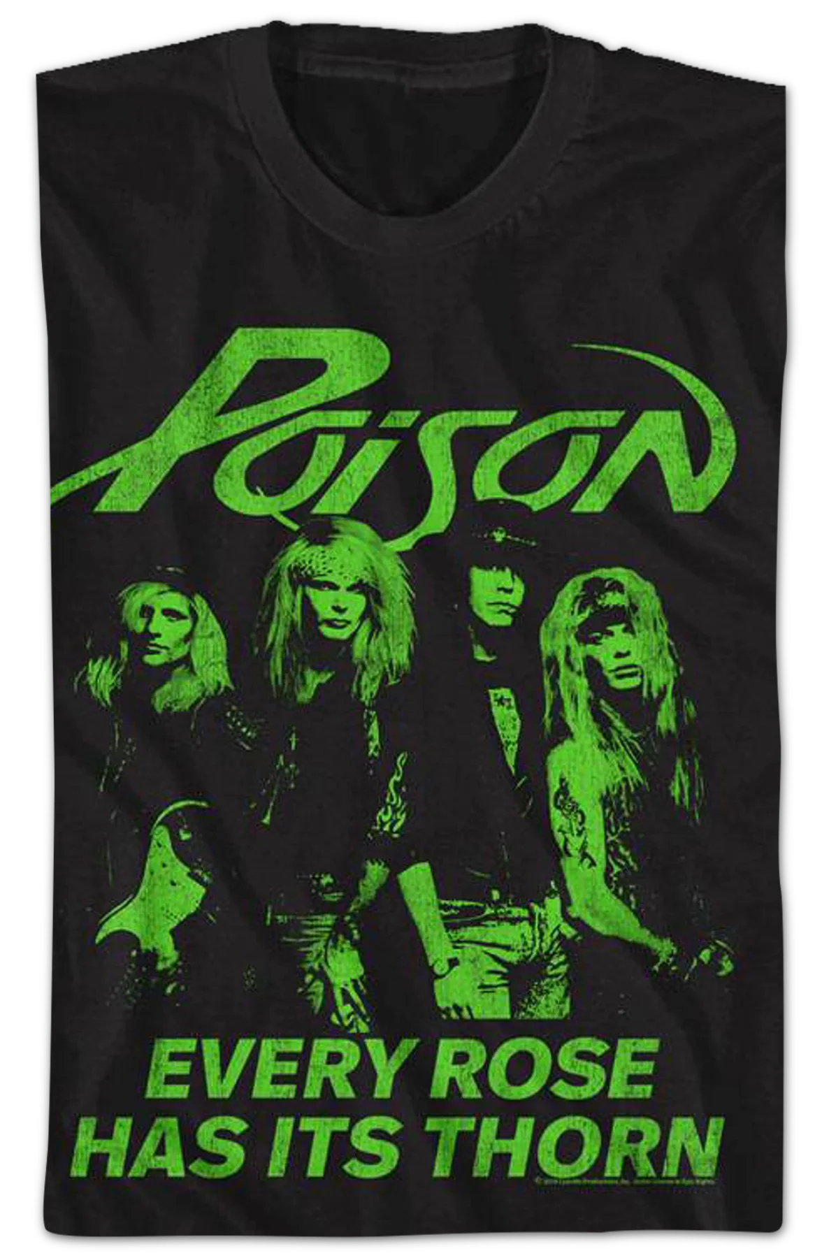 Every Rose Has Its Thorn Poison T-Shirt - Image 2