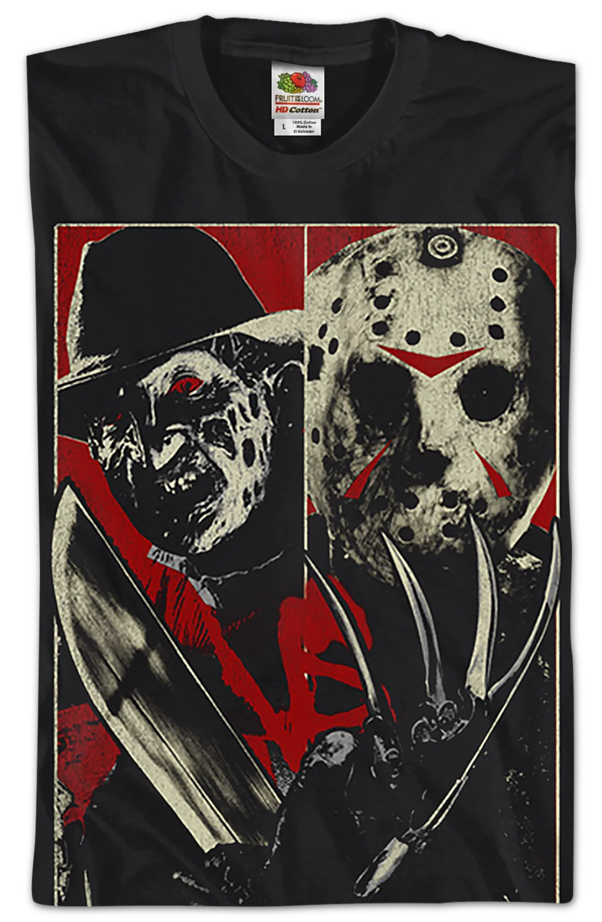 Evil Battles Evil Freddy vs. Jason T-Shirt - Image 2