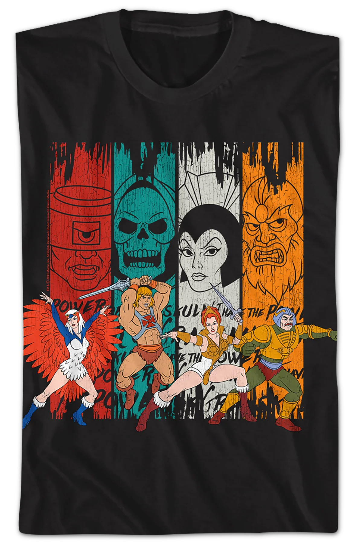 Evil Brush Strokes Masters of the Universe T-Shirt - Image 2