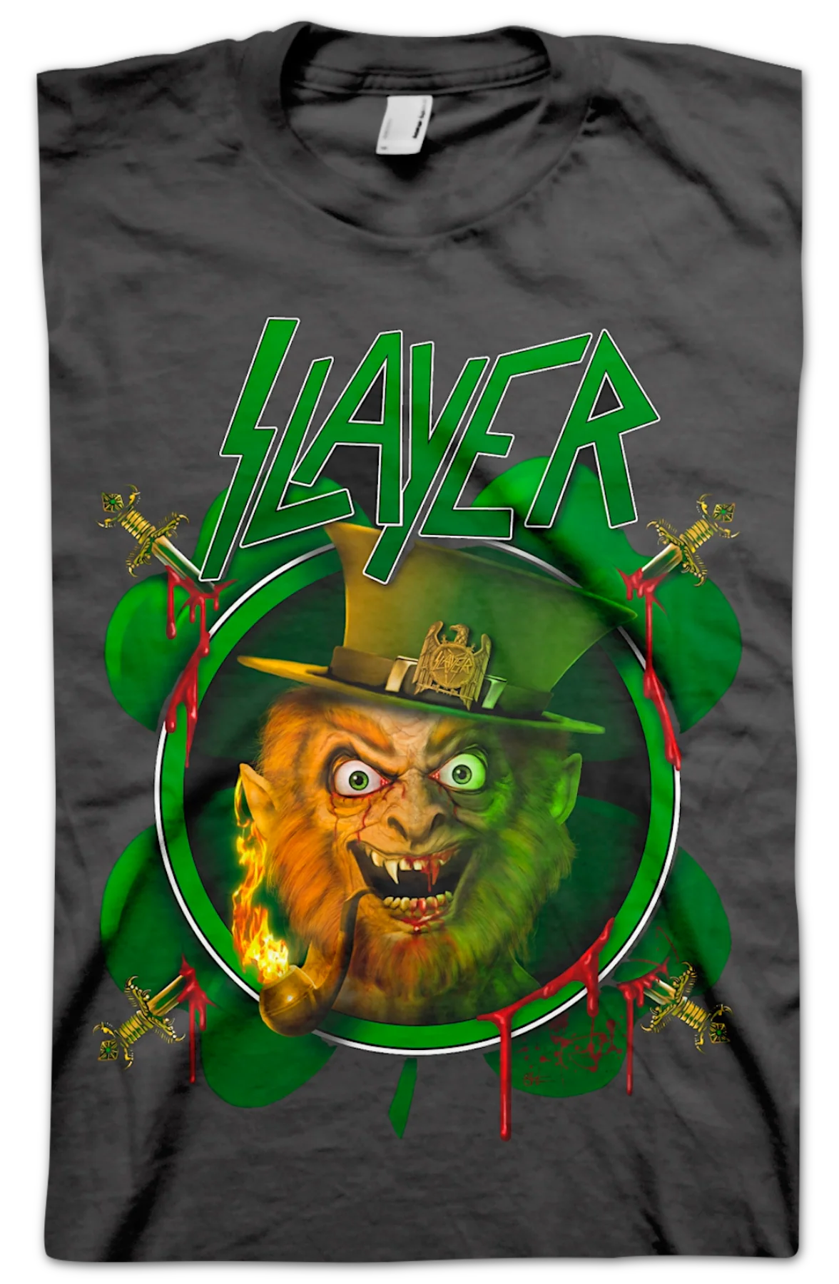 Evil Leprechaun Slayer T-Shirt - Image 2