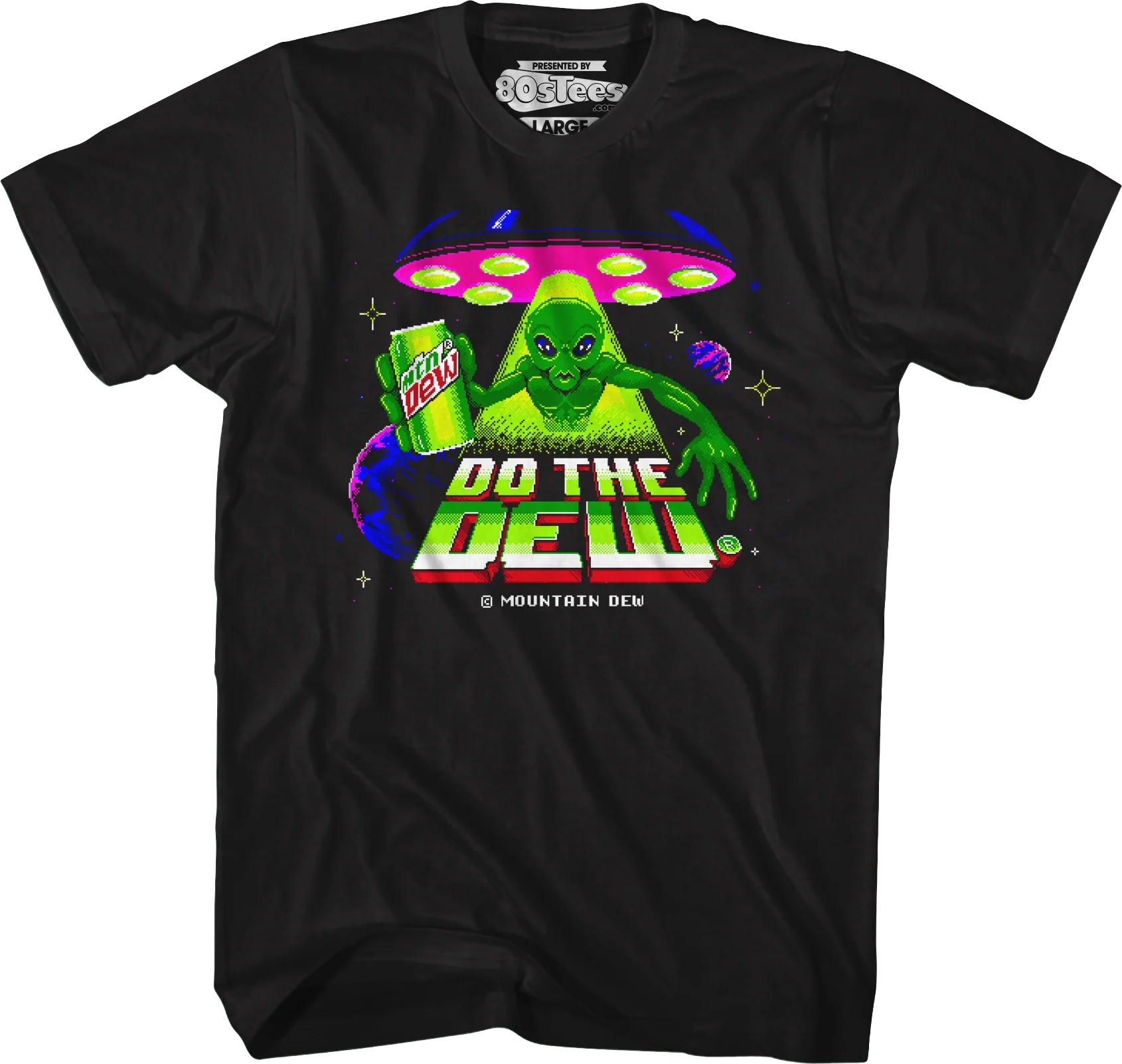 Exclusive Alien Do The Dew Video Game Mountain Dew T-Shirt
