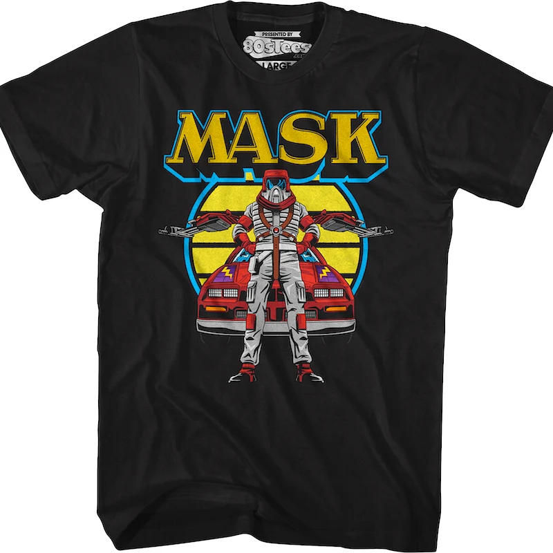 Exclusive Retro Matt Trakker And Thunderhawk MASK T-Shirt