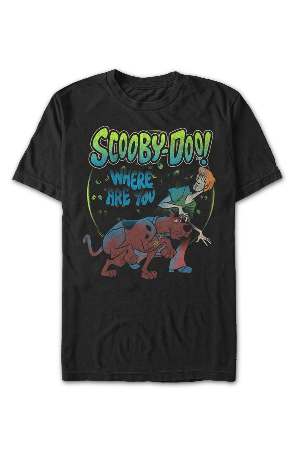 Eyes Watching Shaggy And Scooby-Doo T-Shirt - Image 2