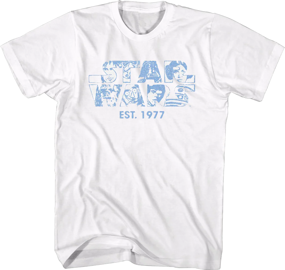Faces In Logo Star Wars T-Shirt