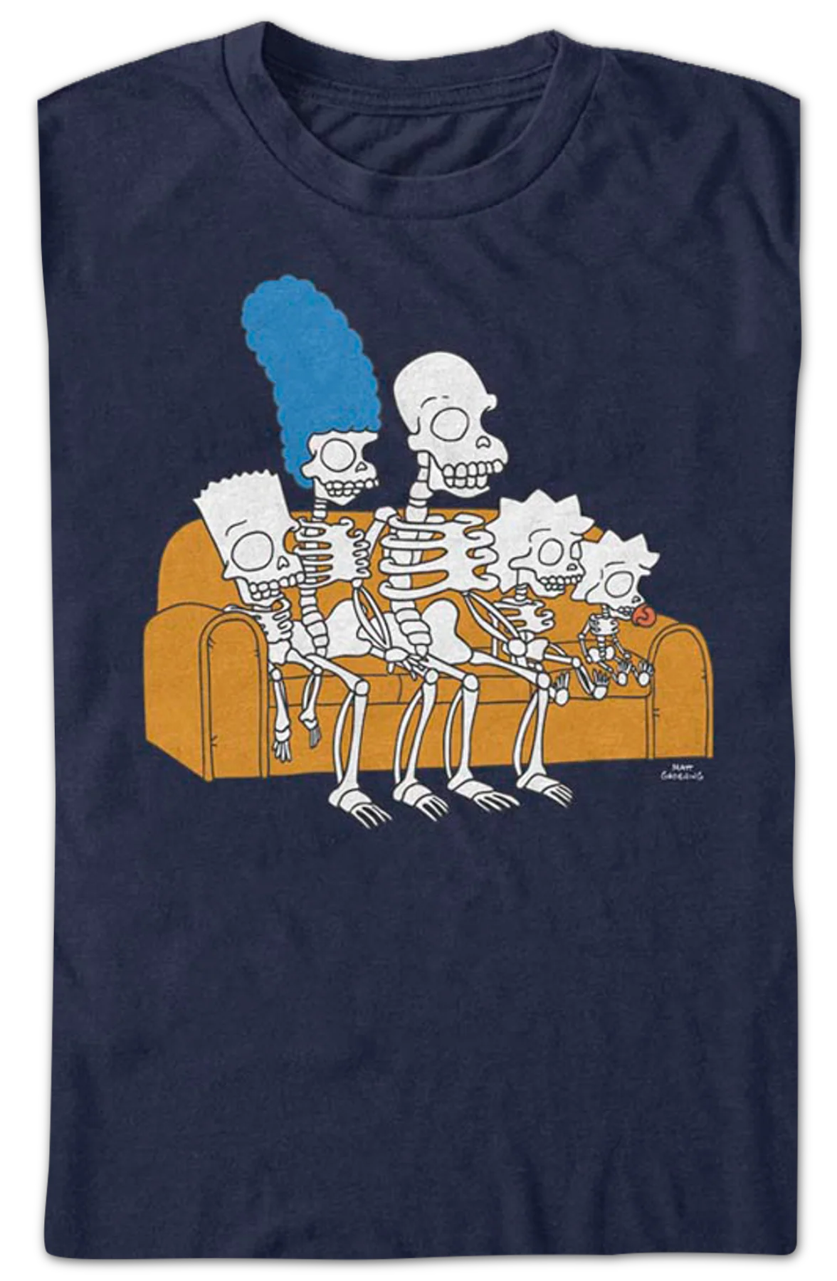 Family Skeletons The Simpsons T-Shirt - Image 2