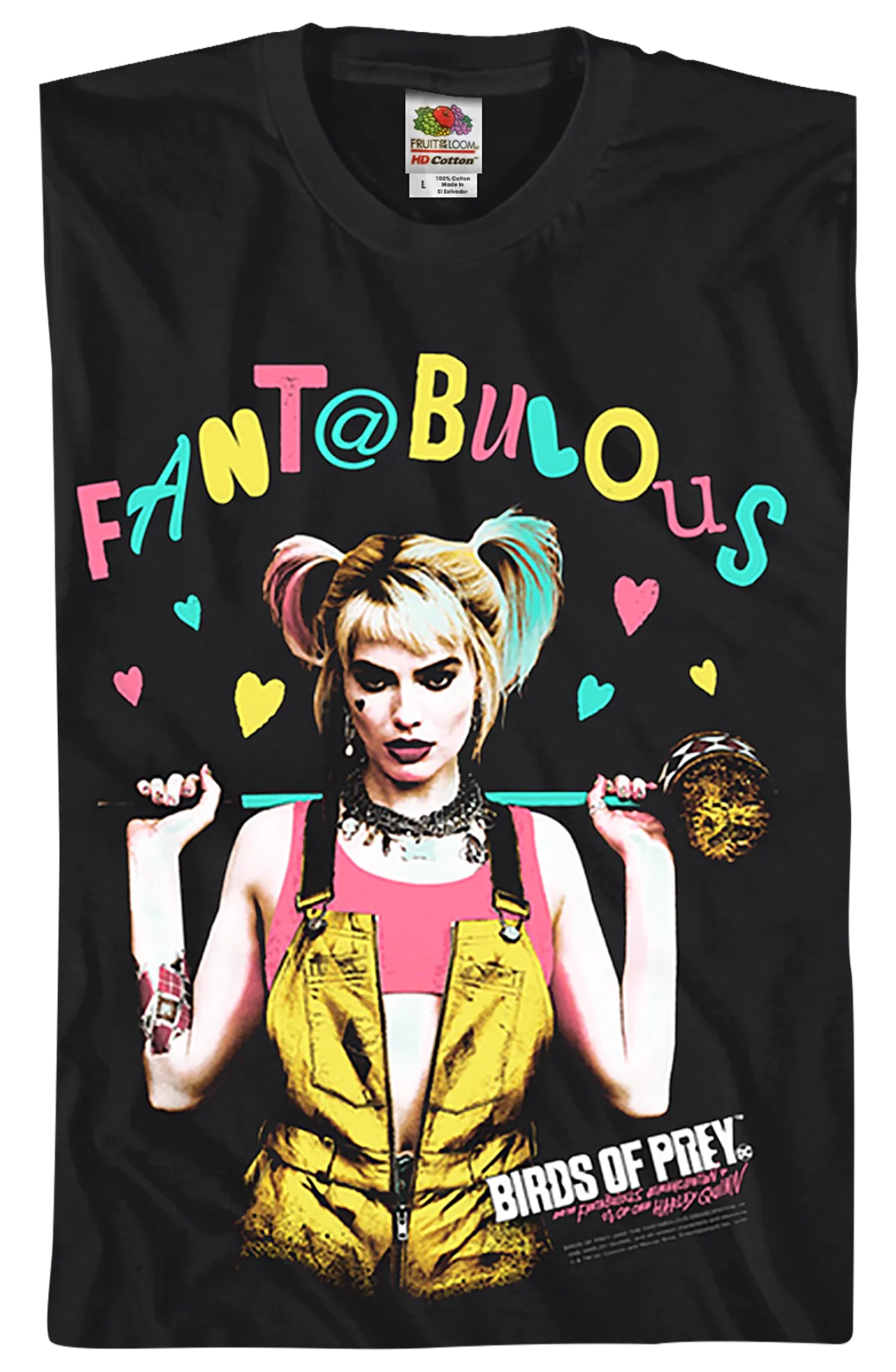 Fantabulous Harley Quinn Birds Of Prey T-Shirt - Image 2