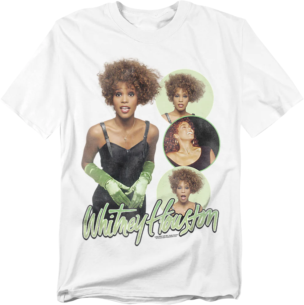 Fashion Collage Whitney Houston T-Shirt