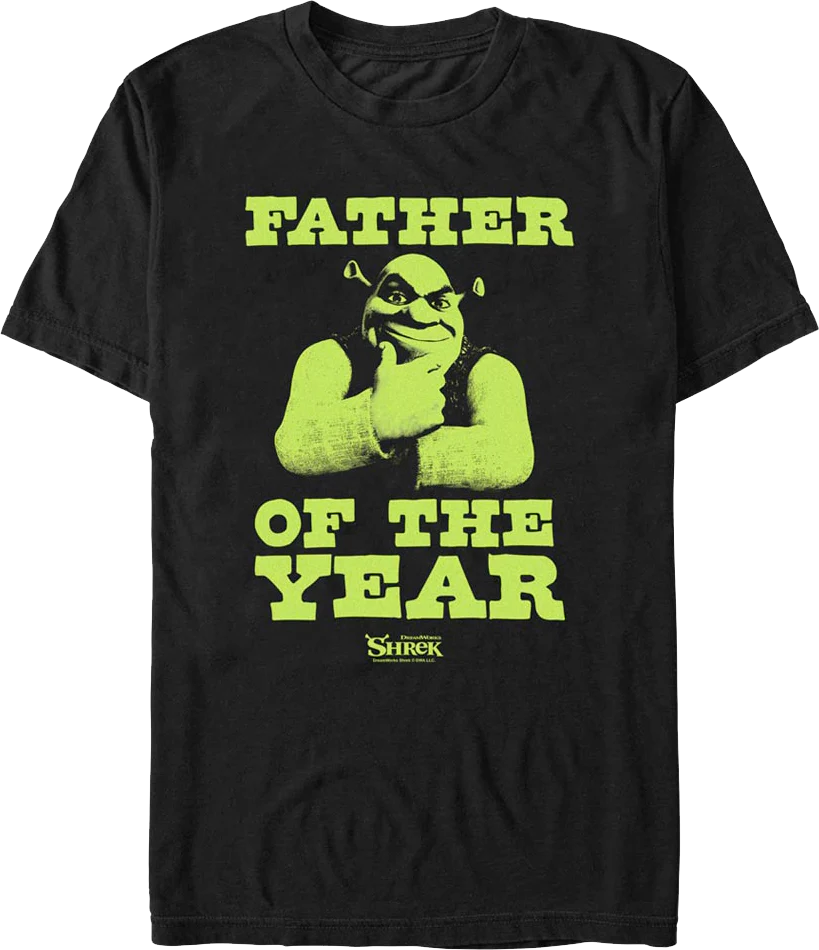 Father Of The Year Shrek T-Shirt